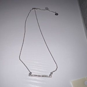 Touchstone crystal necklace